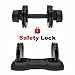 Ativafit 27.5/66/88LBS Pair Adjustable Dumbbell Set with Anti-slip Handle 12 In 1 Quick Dial Adjustment Weights With Safety Locking Button Space Saving Strength Training for Full Body Home Gym Workout