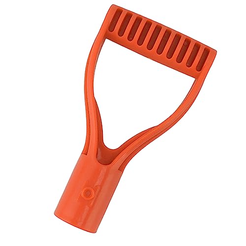 Shovel Handle Replacement, Snow Shovel Handle D Grip for Garden (Orange)