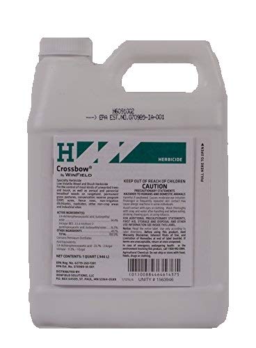 Crossbow Herbicide 1 Quart, Selective Weed Killer for Woody Plants and Brush