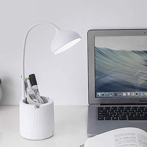 LED-Schreibtischlampe – Augenschonende USB-Tischleuchte, flexibles Schwanen-Design, Touch-Steuerung, ideal zum Lesen, Lernen und Nachtlicht für Kinder