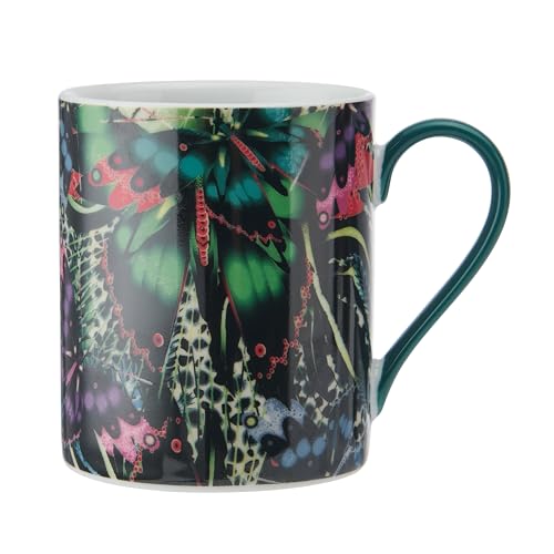 MIKASA x Sarah Arnett Porcelain Mug, 350ml, Butterfly Print