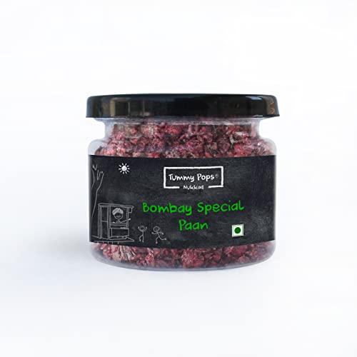 Image of Tummy Pops | Bombay Meetha Paan - 50gm Small Jar | Hygienically Prepared & Packed | Sweet Mouth Fresheners, Handmade Mukhwas Indian Snacks | After Meal Digestives | Special Meetha Paan Jam Without Supari