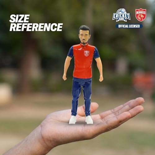 Image of Action Figure, IPL Edition 360 Rotatable Head, Cricket Player for Fans & Collectors (7 Inch Yuzi Chahal)