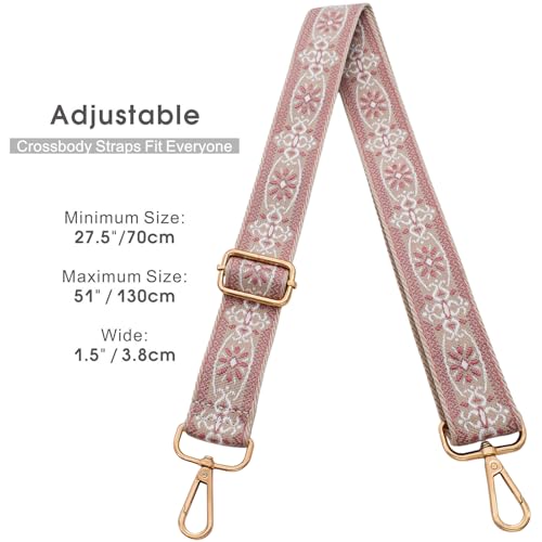 Image of Replacement Purse Strap Shoulder Strap Adjustable Crossbody Strap for Women Crossbody Wide Shoulder Bag