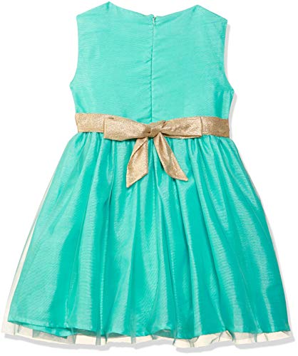 Image of Gubbarey Girl's Synthetic Empire Waist Knee-Length Dress