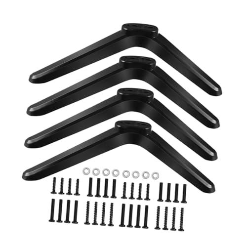 Support TV pied de table minimaliste pour écrans plats de salon ou chambre