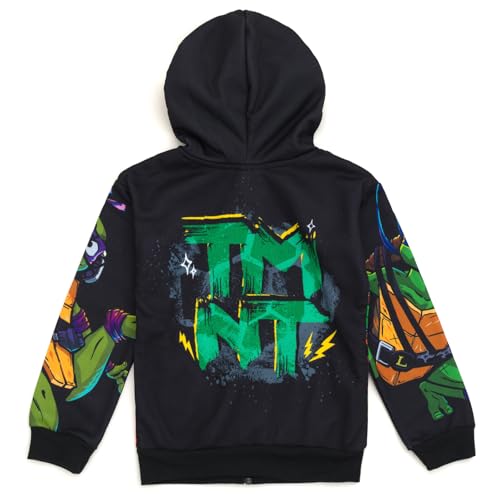 Teenage Mutant Ninja Turtles Fleece Zip Up Cosplay Hoodie Toddler to Big Kid Sizes (2T - 10-12)3