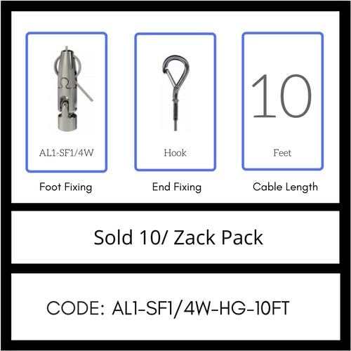 GRIPPLE UL Approved Angel Swivel Female 1/4