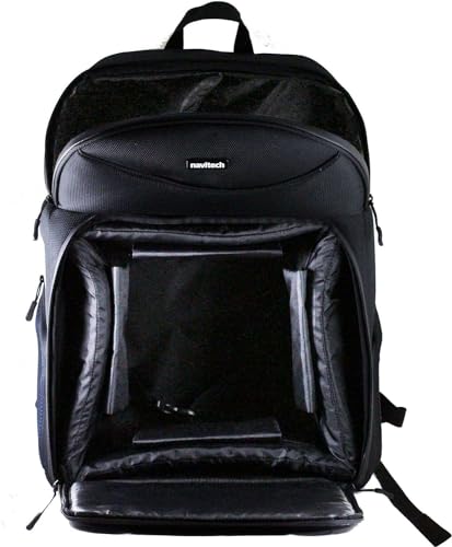 Estuche portátil rígido Navitech negro y azul compatible con HP Pavilion 570-p057na Desktop PC miniatura 4