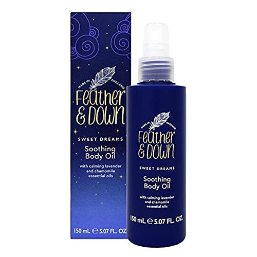 Feather & Down Sweet Dreams Soothing Body Oil (150ml) – With calming lavender & chamomile essential oils. Vegan Friendly…