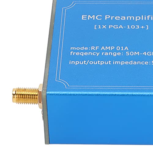 RvSky Low Noise Amplifier, Ultra Low Noise Amplifier, Connector SMa Female, Gain 20dB, Extremely Low Noise Figure, DC 9-15V, Bandwidth 50m-4ghz