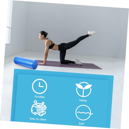 Rodillo de espuma de alta densidad para yoga y terapia física, ligero y portátil, para relajación muscular y ejercicios de fitness, espalda y cuerpo miniatura 5