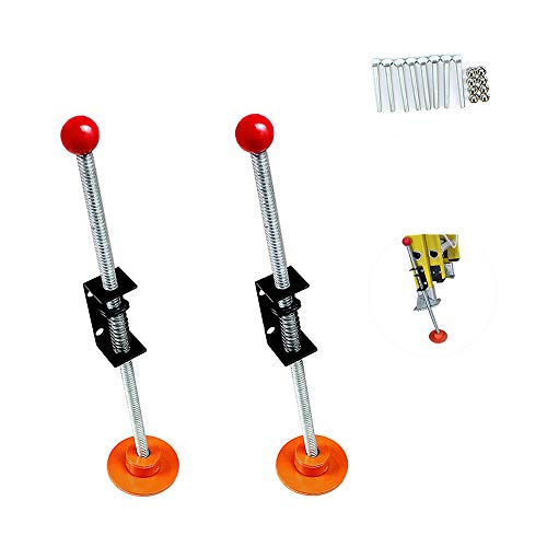 Sidasu Orange Ladder Leveler Pair Extension Ladder Stabilizer Adjustable Feet Levelers Ladder Leveler Feet up to 550LBS Ladder Extension for Stairs