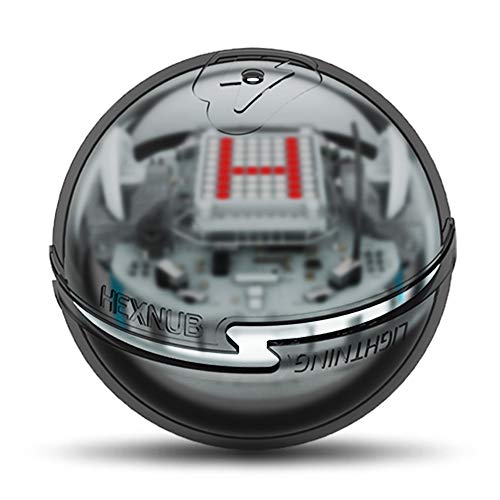 Hexnub Funda de Rayo para Bola robótica Sphero Bolt Accesorios para Proteger a tu Robot (Negro)
