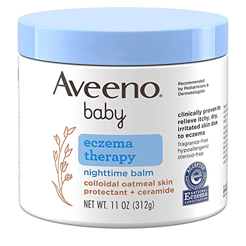 Aveeno Baby Eczema Therapy Night-Time Balm 11 Ounce Jar (325ml) (...