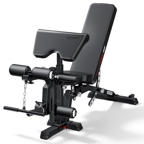 Keppi Fitness Functional Weight Bench - Bench3000 V2 for Leg Extension/Curl