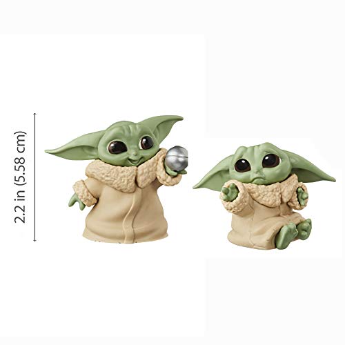 Star Wars Bounty Collection The Child (Baby Yoda) The Mandalorian Kit com 2 Figuras Brinquedos de 5,