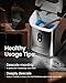 VIVIDMOO Nugget Ice Maker Countertop, 34lbs/24H Pebble Ice Machine, Self-Cleaning Sonic Ice Maker with Basket & Scoop, Compact Pellet Ice Maker for Home/Office/Kitchen/RV/Party, Stainless Steel