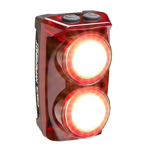 Cygolite Hypershot 380 Lumen Bicycle Taillight – 7 Night & Daytime Modes– User Adjustable Flash Speeds- Sleek and Compact Design– IP64 Water Resistant– USB-C Rechargeable–Great for Busy Roads