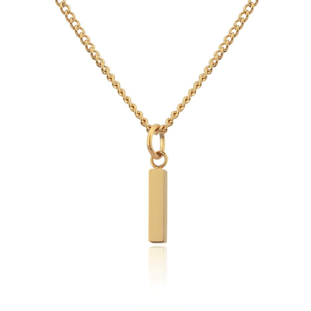 GD GOOD.designs Kette mit Buchstaben Gold 18 Karat - Wasserfest I hautverträgliche Halskette für Damen mit A-Z Anhänger I Initial Buchstabenkette