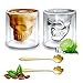 Totenkopf Gläser Doppelwandige Kaffeegläser,Xiuyer 2 pcs Doppelwandige Latte Macchiato Gläser Mit 2 Löffeln Glasbecher Cocktailgläser Halloween Wein Tasse Schnapsgläser für Whisky Wodka Absinth 250ml ml Glas günstig Kaufen-Totenkopf Gläser Doppelwandige Kaffeegläser,Xiuyer 2 pcs Doppelwandige Latte Macchiato Gläser Mit 2 Löffeln Glasbecher Cocktailgläser Halloween Wein Tasse Schnapsgläser für Whisky Wodka Absinth 250ml