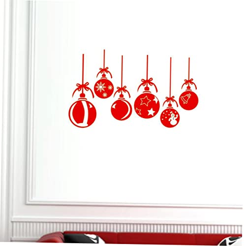 Gatuida 4 Pcs Janela De Natal Se Apega Pano De Fundo Da Festa De Natal Decalques Da Janela De Natal