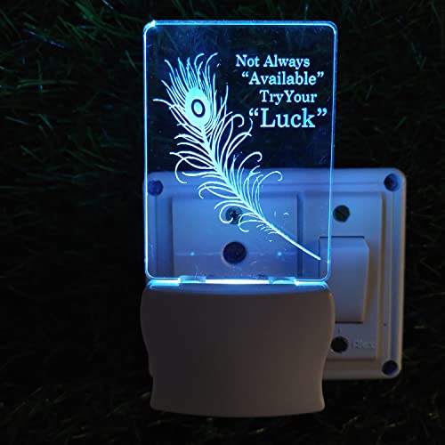 GREECHO Krishna 3D Optical Illusion Acrylic Night Lamp, 7 Colors RGB Auto Colour Changing LED Plug and Play Night Light, Office Light, Best for Gift - Pack of 1 (SD010) (SD0058)