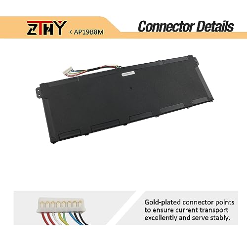 Image of AP19B8M Laptop Battery 55.97Wh Replacement for Acer Swift 3 SF314-59 TravelMate TMP414-51 TMP614-52 Porsche Design Book RS AP714-51GT Chromebook CB514-1W CP514-1H CB515-1W CB317-1H CP713-3W AV15-52