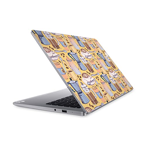 Skin Micklyn Le Feuvre café pour Mi Notebook 14 (2020) : autocollant vinyle de protection stylé