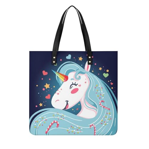 Sac shopping licorne pour femmes idéal pour vos escapades et trajets quotidiens