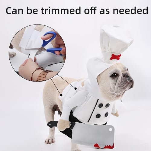 Disfraz de Chef para Mascotas Ajustable ETIAL miniatura 4