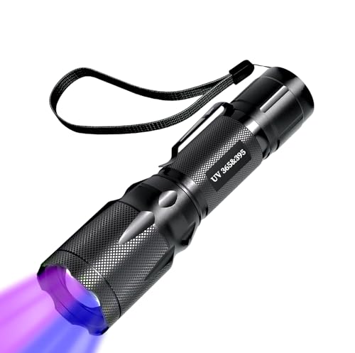 EOWCO UV Light Flashlight, 365nm 395nm Black Light...