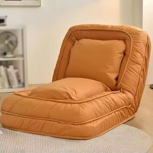 Sillón puff – Sofá cama ajustable y acogedor, sofá de suelo de gran tamaño para sala de estar, dormitorio y oficina, cómoda cama multiusos