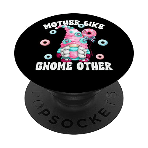 Funny Donut Mom Saying For Women Donut Lovers Summer Gnome PopSockets PopGrip Adesivo