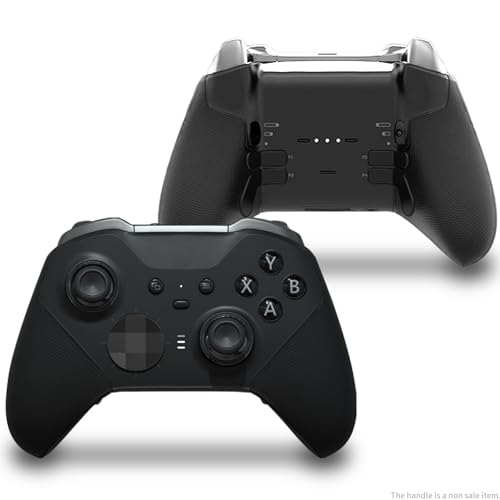 Image of CHARM FOCUS 16-in-1 Metal Thumbsticks Replacement Kits for X-box Elite Series 2, X-box Elite 2 Controller Accessories, Includes Magnetic Joysticks, Paddles, Silicone Caps, D-Pads, 1 Tool (Black)