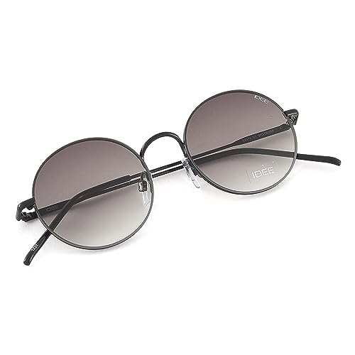 Image of IDEE sunglasses| 100% UV Protected | Gradient | Full Rim | Round | Men and Women | Medium | Alloy Metal Frame |Gradient Polycarbonate Lens |IDS2976
