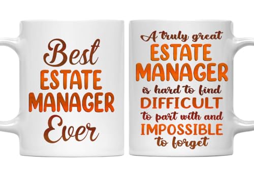 MONIZILUCKY Gifts For Estate Manager Mug