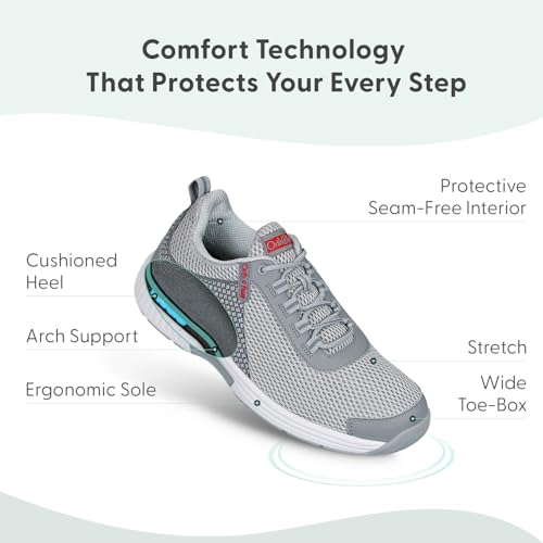 Image of Orthofeet Edgewater Orthopedic Men's Walking Shoes