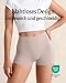 SHARICCA Boxershorts Damen Nahtlos Weich Unterhosen Damen Hohe Taille Radlerhose Hotpants Unterwäsche Boxershorts Seamless Mehrpack (6P02-Mehrfarbig, M)