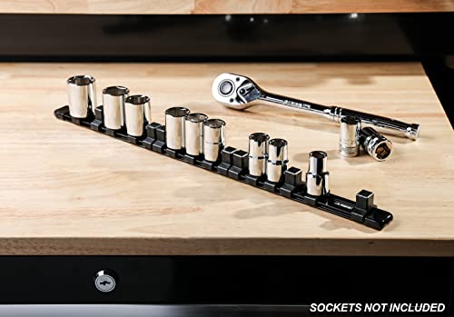 Image of ARES 70086 1 /2-In Black Socket Rail