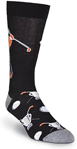 K BELL mens Playing Around Sport Novelty Crew Socks image 4