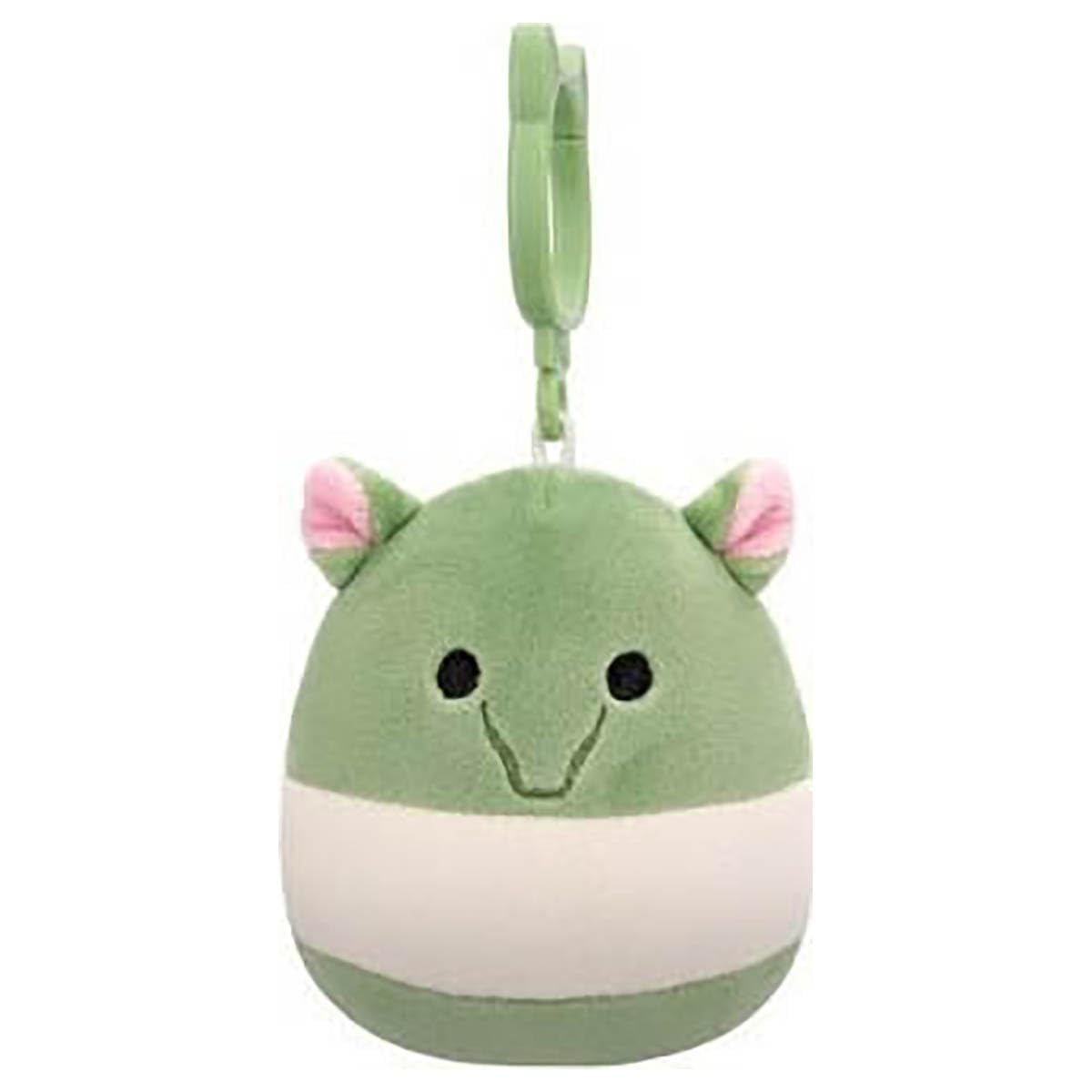 Squishmallows 3.5in Mini Clip-On - Gerald, Green, 3.5 inches