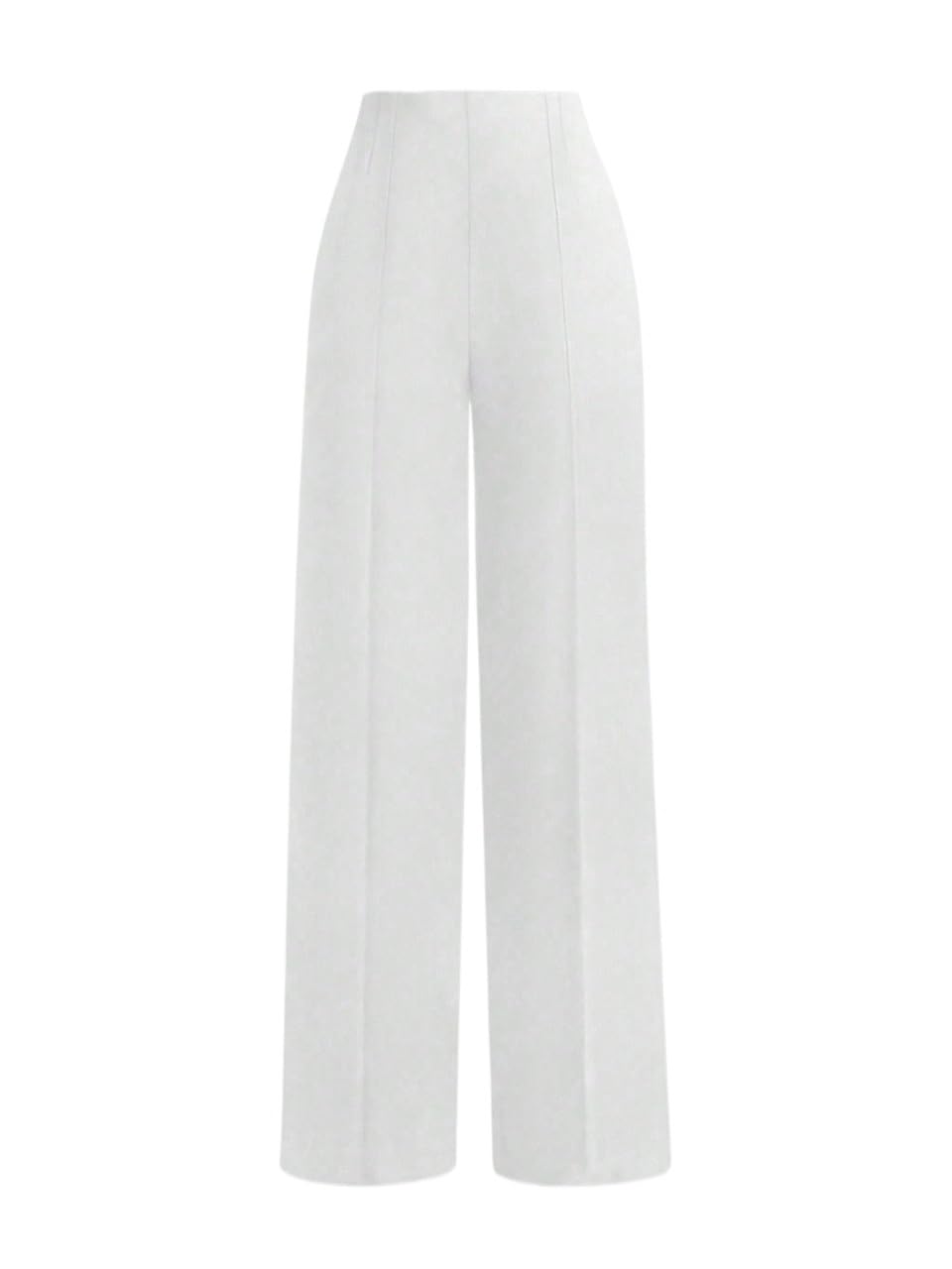 RAISER Womens Business Work Casual Pants Solid Color Straight Leg Pants High Waist