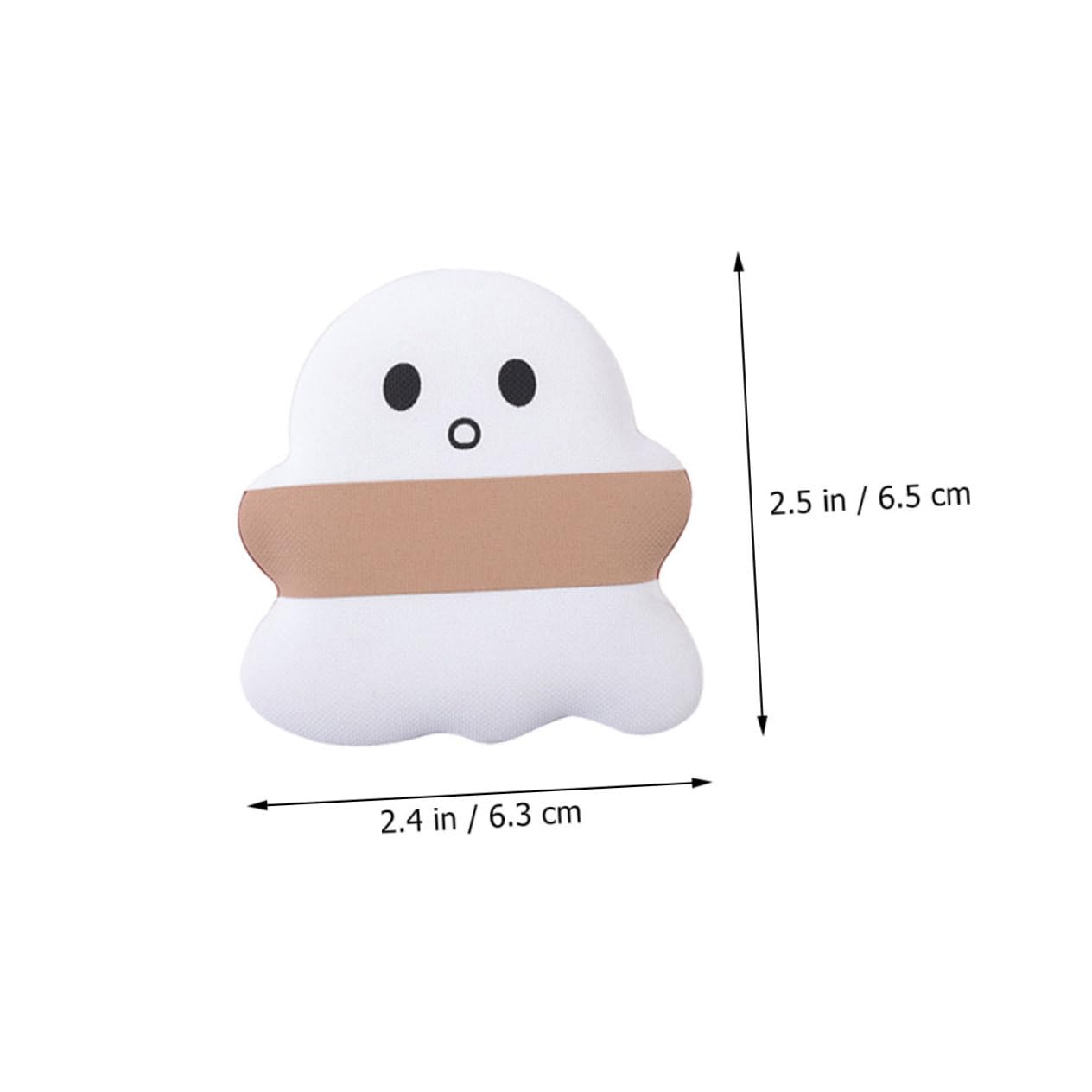 AUTSUPPL Cute Portable Makeup Puff 3 Pack Dry and Wet Powder Puff Ghost Design Comfortable for All Skin