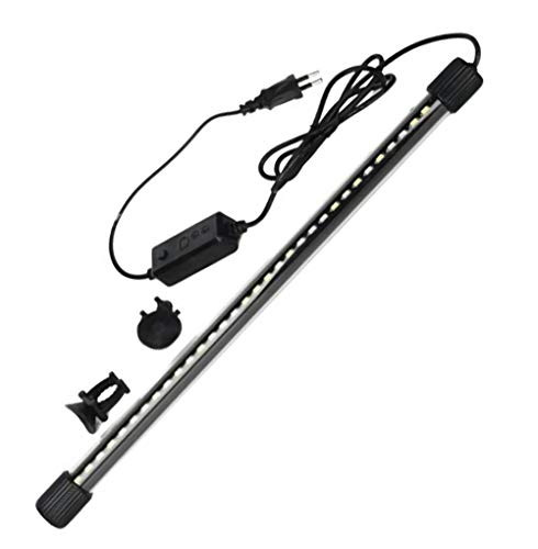 Lámpara LED Acuario Sumergible con Mando Control para 3 Modos de Luces y Ventosas para Instalación. (10W, 50cm)