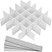 Produktbild Ruhhy Schubladen-Organizer 4er-Schubladenteiler-Set Anpassbar Verstellbar Erweiterbar 7 cm Hoch 21707