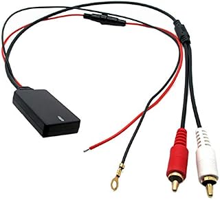 CLPEEN Universal Bluetooth AUX Receiver Module 2 RCA Cable Adapter Car Radio Stereo Wireless Audio Input Music Play for Auto