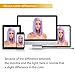 ENTRANCED STYLES Purple Wig Straight Bob Hair 12 Inch Synthetic Lavender Wigs for Women Colorful Cosplay High Temperature Heat Resistant Wig