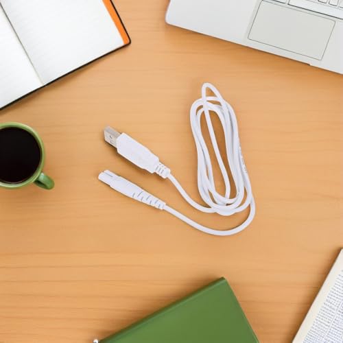 SEWOART Cable de Carga USB Multiusos 1,24 M 2 Piezas Doble Núcleo de Cobre para Dispositivos de Belleza y Limpieza Dental Carga Rápida para Afeitadoras Eléctricas Cuidado Personal Hogar - imagen 6