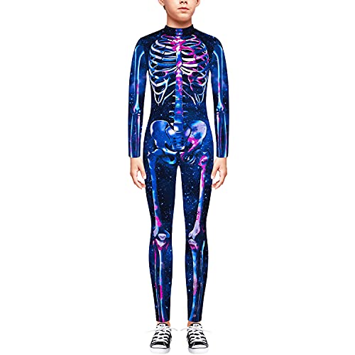 Disfraz Halloween kids esqueleto 7-14 años miniatura 3